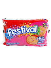 Galleta festival de fresa x 12